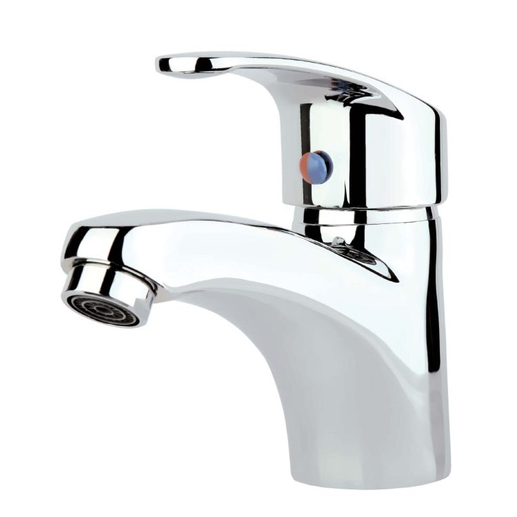 شیر روشویی راسان مدل هلیا کروم براق