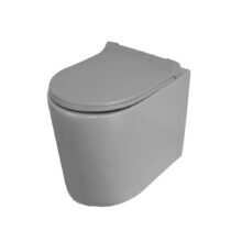 توالت فرنگی وال هنگ مروارید مدل دسپینا 49 طوسی ( درب UF )