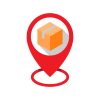pin-location-with-box-for-shipment-tracker-tracking-track-order-concept-illustration-flat-design-icon-sign-symbol-button-logo-stock-eps10-vector